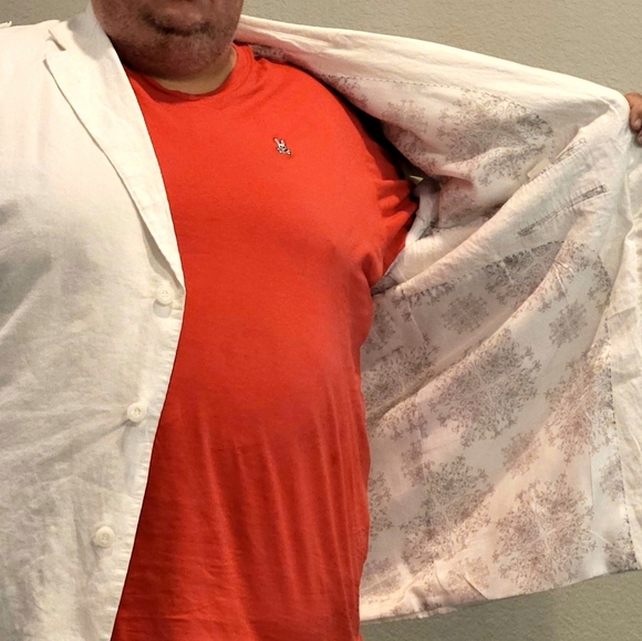 Diamond Threads 64L White Dinner Jacket - Picture 5 of 5